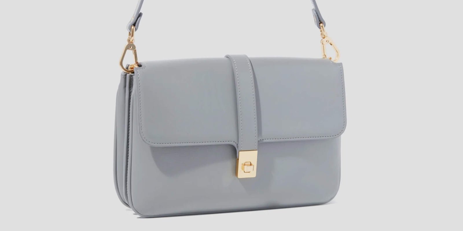 Dalia in blue denim leather