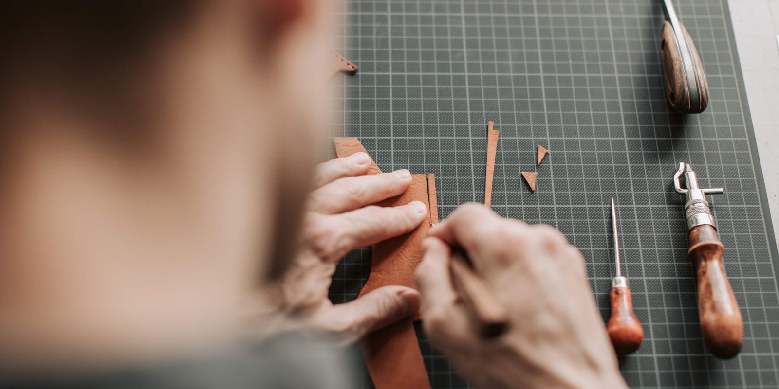 Italian leatherworking atelier