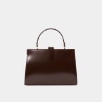 Le Sac Elegant Brown Patent Leather