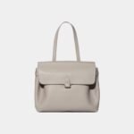 Le Primo Greige Pebbled Leather