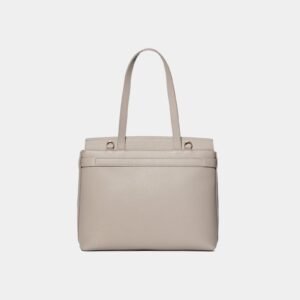 Le Primo Greige Pebbled Leather