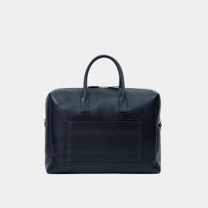 Le Compact Weekender Blue Pebbled Leather — alternate view