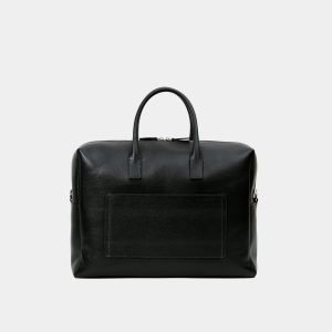 Le Compact Weekender Black Pebbled Leather — alternate view