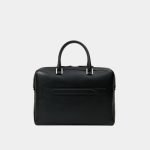 Le Slim Briefcase Black Pebbled Leather — alternate view